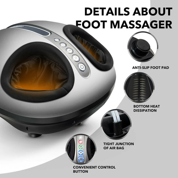 MedicPure Foot Massager with Heat and Calf Air Bag